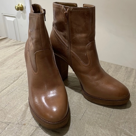 Lucky Brand Shoes - Lucky Brand Quintei Tan Leather Boots